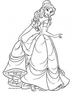 Beauty and the Beast Coloring Pages 2 | Disney Coloring Book