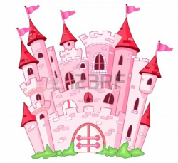 Castle clipart belle - Pencil and in color castle clipart belle