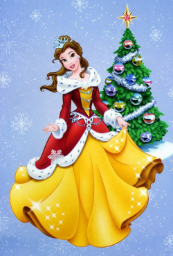 Christmas Belle | Disney art | Pinterest | Belle, Disney belle and ...