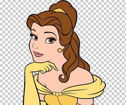 Belle Coloring Book Beauty And The Beast Disney Princess PNG ...