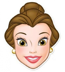 Disney Princess Belle - Card Face Mask | Beauty and the ...