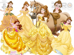 15 Disney Princess Belle Clipart, Beauty and the Beast Digital ...