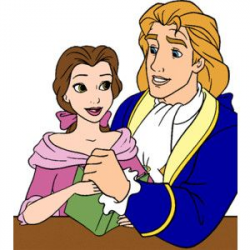 Belle beauty beast human prince adam reading - Polyvore | Busty and ...