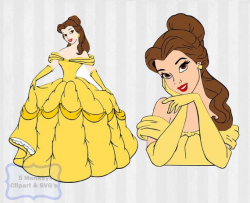 Beauty and the Beast SVG Beauty and the Beast Clip Art Belle