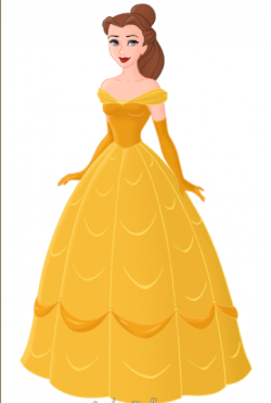 Belle clipart yellow gown, Picture #94703 belle clipart yellow gown