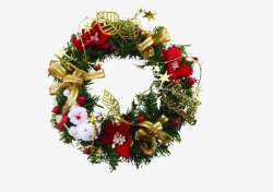 Christmas Bells Wreath, Evergreen, Santa Claus, Color Bar PNG Image ...