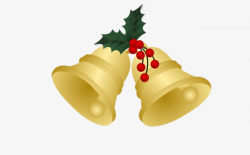 Golden Christmas Bell, Golden, Christmas Bells, Christmas Greenery ...