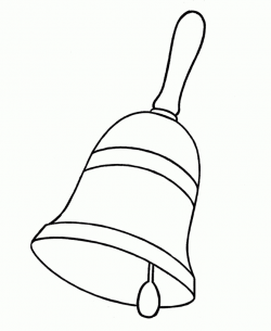 Hand Bell Clipart Black And White | Writings and Essays