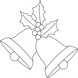 Any Old Craft: Christmas bells and holly digi stamp freebie