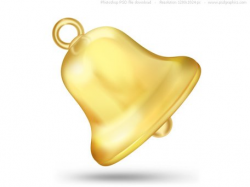 Free PSD gold bell icon Clipart and Vector Graphics - Clipart.me