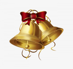 Christmas Bells, Golden, Bell, Christmas PNG Image and Clipart for ...