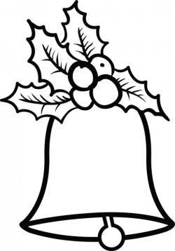 Christmas bell coloring page free printable christmas bells coloring ...