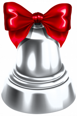 Christmas Silver Bell PNG Clipart Image | Gallery Yopriceville ...