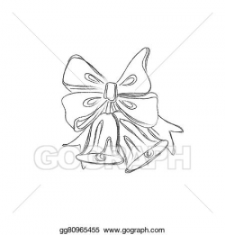 Vector Art - Christmas bells. Clipart Drawing gg80965455 - GoGraph