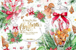 Traditional Christmas Clipart by Karamfila on @creativemarket | Some ...