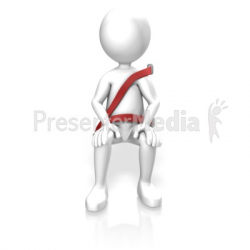 Figure Wearing Seat Belt - Presentation Clipart - Great Clipart for ...