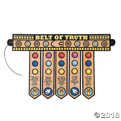 Color Your Own Armor of God Belt - Discontinued