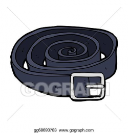 Drawing - Cartoon leather belt. Clipart Drawing gg68693783 - GoGraph