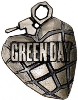 Green Day Heart Grenade Belt Buckle | FYE