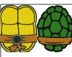 Ninja Turtle Shell Template Clipart - Free Clipart | Costumes ...