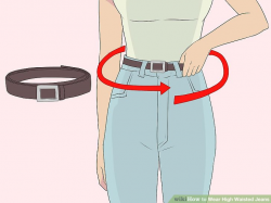 How to Wear High Waisted Jeans (with Pictures) - wikiHow