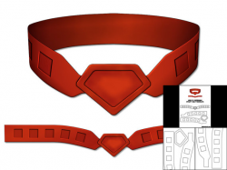 Template for New 52 Superman Utility Belt from TheFoamCave on Etsy ...