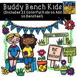 Buddy Bench Kids Anti-Bullying Clip Art Kid-E-Clips Commercial and ...