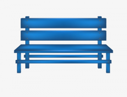 Cartoon Benches, Blue, Park, Wood PNG Image and Clipart for Free ...