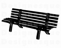 Park Bench #3 SVG, Park Bench Clipart, Park Bench Files for Cricut, Park  Bench Cut Files For Silhouette, Park Bench Dxf, Png, Eps, Vector
