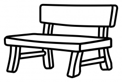 Bench Clipart Black And White | Card Making Ideas