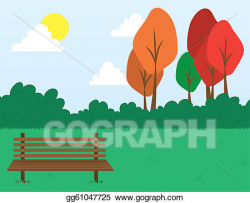 Vector Art - Park scene . Clipart Drawing gg61047725 - GoGraph