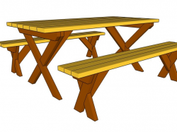 Picnic Table Clip Art Choice Image - Table Decoration Ideas