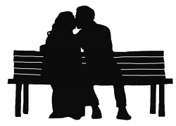 Pamela+Young_Couple+Kissing+on+Bench.png 1,600×1,148 pixels | Wall ...