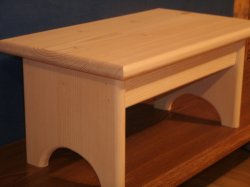 Wood step stool wooden step stool 7 1/2 wooden