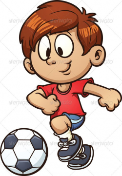 Soccer Kid | Template, Vector vector and Clip art