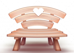 Vector Wooden Bench by CattleyaArt | GraphicRiver