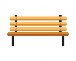 Wooden bench. Isolated on white background. Vector » Clipart ...