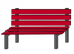 Bench On Playground Clipart