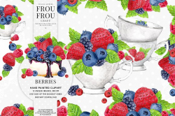 Watercolor Berries Clipart ~ Illustrations ~ Creative Market