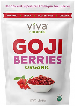 Amazon.com : Viva Naturals Premium Himalayan Organic Goji Berries ...