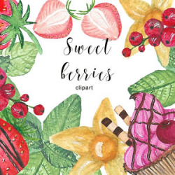 Berries clipart | Etsy AU