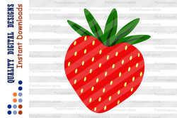 Strawberry Clipart Summer life svg Red berries Svg files