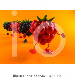 Berry Characters Clipart #55361 - Illustration by Julos