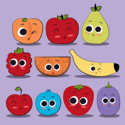 14 best Charector images on Pinterest | Fruit cartoon, Image vector ...