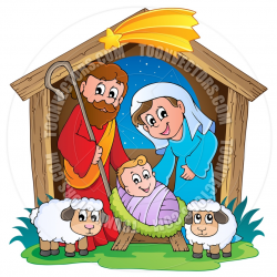 Animated manger clipart collection
