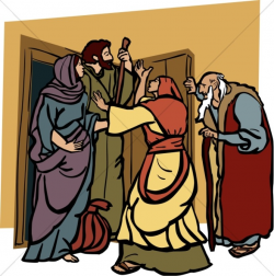 No Room For Mary | Nativity Clipart