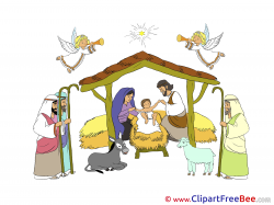 28+ Collection of Christmas Jesus Birth Clipart | High quality, free ...