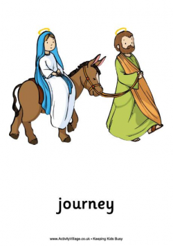 printable image of mary on donkey | View and print Nativity posters ...