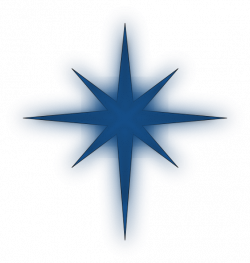 North Star Solid Blue Clip Art at Clker.com - vector clip art online ...