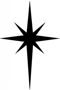 28+ Collection of Bethlehem Star Clipart Free | High quality, free ...